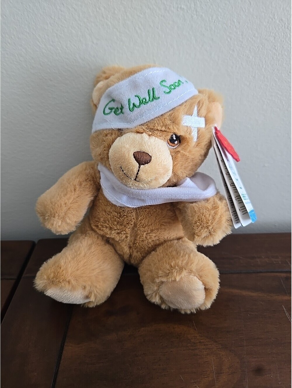Get Well Gift Plush Soft Toy Teddy Bear 100% Recycled Eco Plush Keel Toys 7"